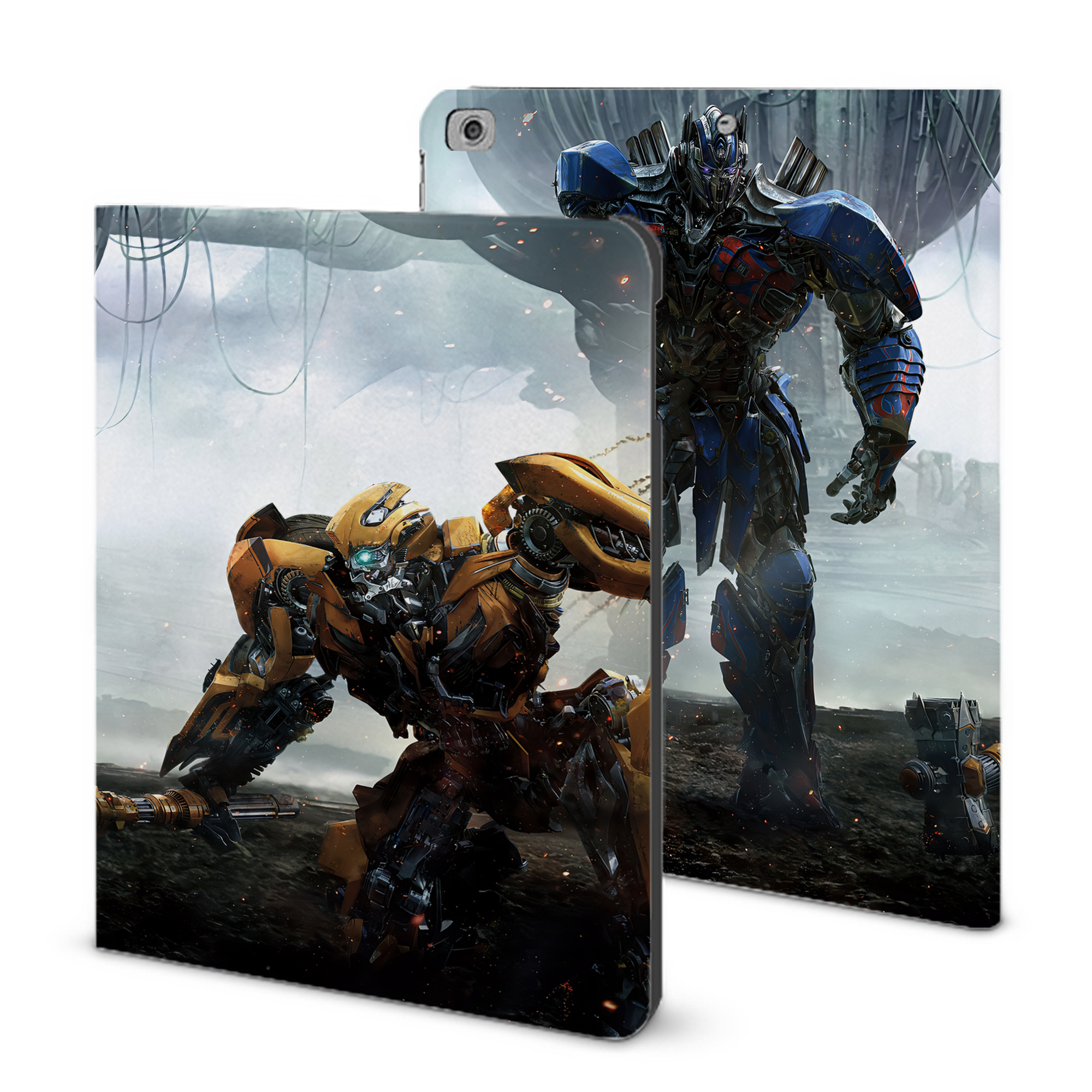 （画像用） Transformers トランスフォーマー IPad ケース ブック型 PUレザー TPU 耐衝撃 軽量 薄型 ペン収納なし 全面保護 IPad 各モデル対応